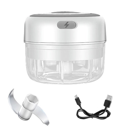 100/250ml Electric Garlic Masher Mini Chopper Vegetable Chili Meat Ginger Masher Machine USB Charging Blenders Kitchen Gadgets