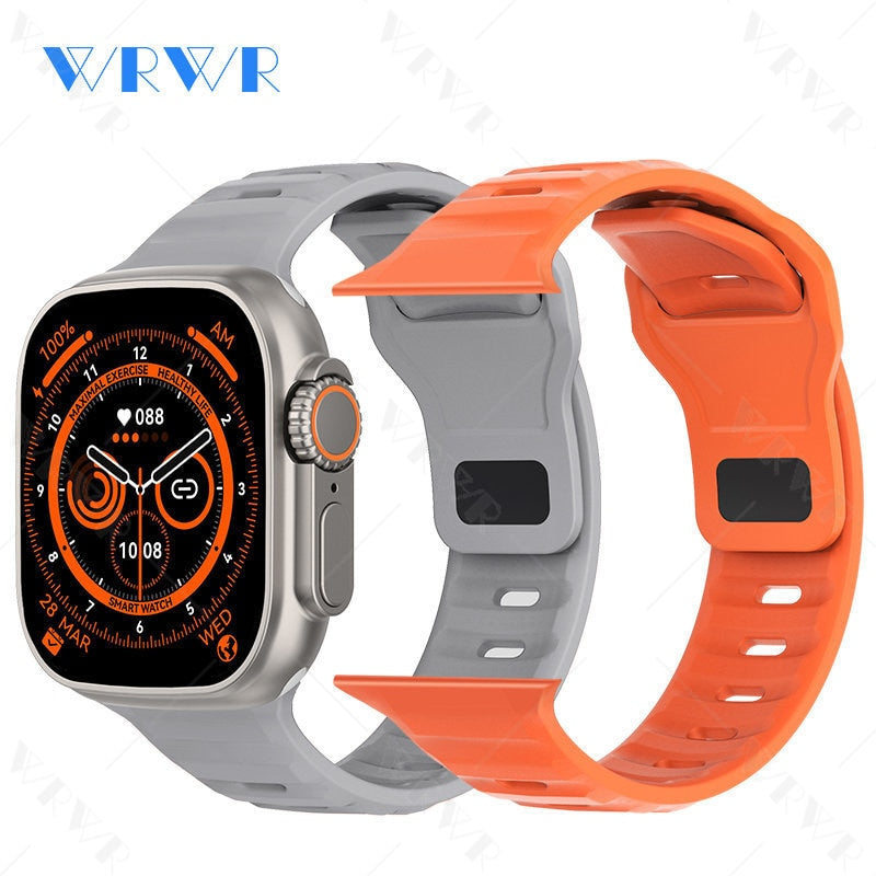 2023 Smart Watch Ultra Series 8 NFC Smartwatch Men Women Bluetooth Calls Wireless Charging Fitness Bracelet 2 Inch HD Screen