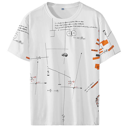 HI HOP-camisetas holgadas para hombre, camisa de manga corta con estampado informal, color blanco y negro, L-6XL de gran tamaño, 7XL, 8XL, 9XL, 2022