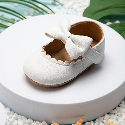 New Baby Shoes Baby Boy Girl Shoes Leather Rubber Sole Anti-slip Toddler First Walkers Infant Crib Shoes Newborn Girl Moccasins