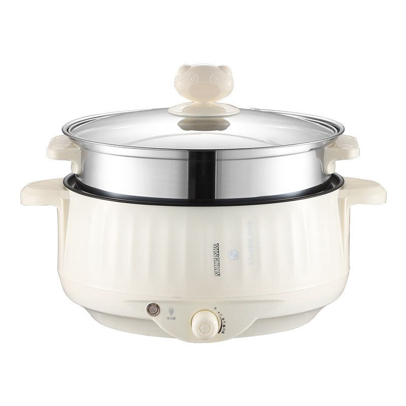 1.7L Electric MultiCookers Single/Double Layer 1-2 People Household Non-stick Pan Hotpot Noodles Rice Cooker Cooking Appliances