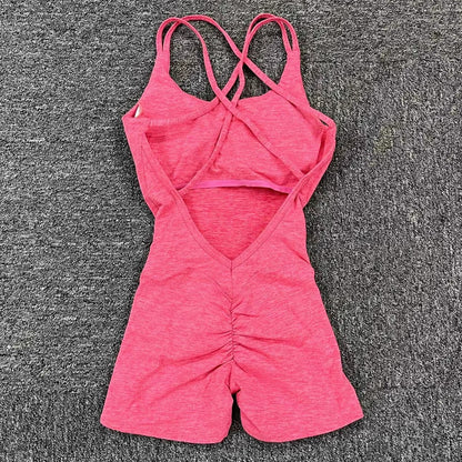 2023 Pad Lycra Active Wear Gym Yoga Sets Women Fitness Clothing Women Workout Female Sports Outfit Suits Exercise Jumpsuit