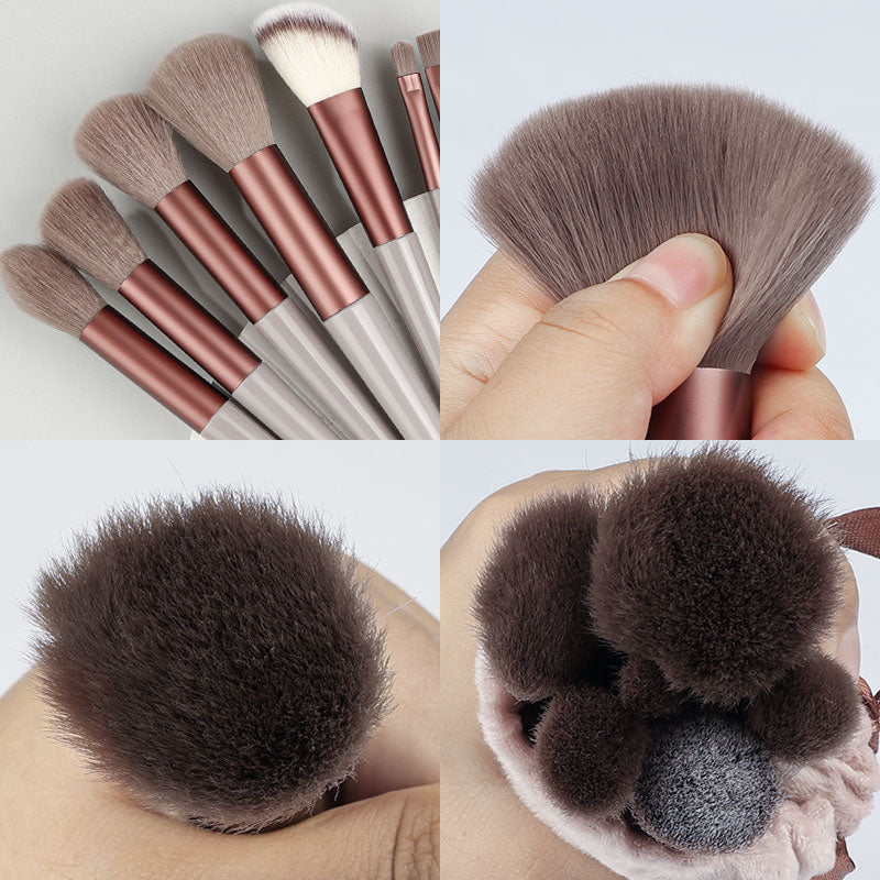 13PCS Makeup Brushes Set Eye Shadow Foundation Women Cosmetic Brush Eyeshadow Blush Powder Blending Beauty Soft Makeup Tool