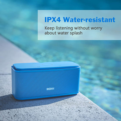 DOSS SoundBox Wireless Bluetooth Speaker TWS Touch Control IPX5 Waterproof Mini Portable Sound Box Stereo Bass Computer Speakers