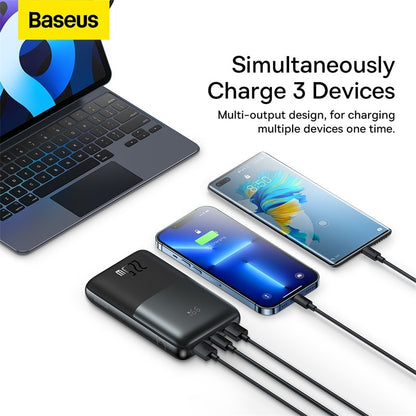 Baseus Power Bank 20000mAh External Battery 10000mAh Powerbank PD22.5W Portable Fast Charging For iPhone xiaomi Huawei poverbank