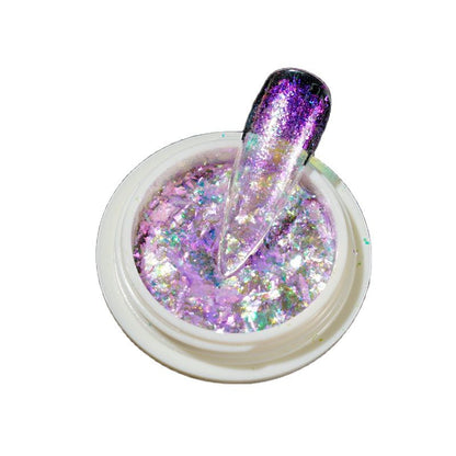 1pc 19Colors Nail Glitter Mirror Powder Chrome Dust Pigment 0.5g Paint Dip Metallic Shiny With Magic Effect Dust