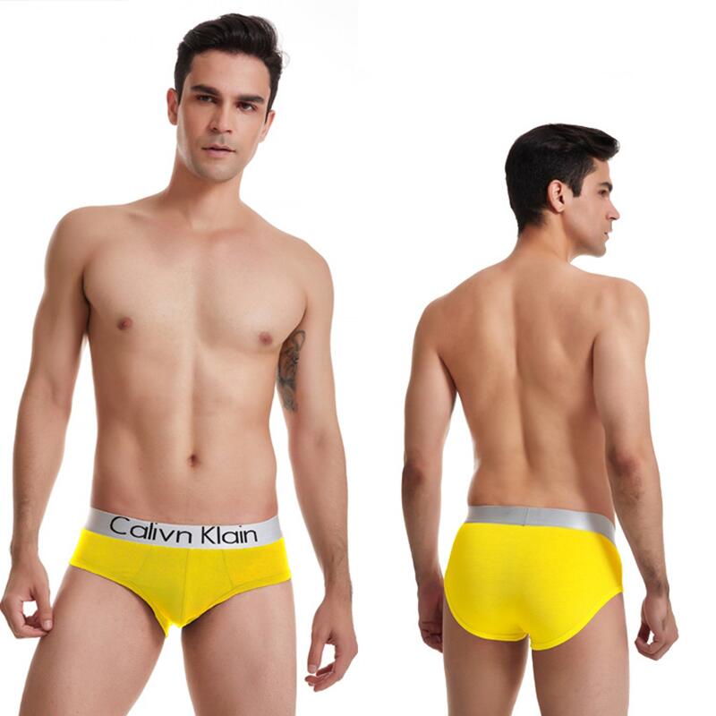 Fan Sweet Letter Printing Men's Underpants Comfortable Ice Silk Male Briefs Breathable 3D-Pouch Male Underwear Elastic Man Panty