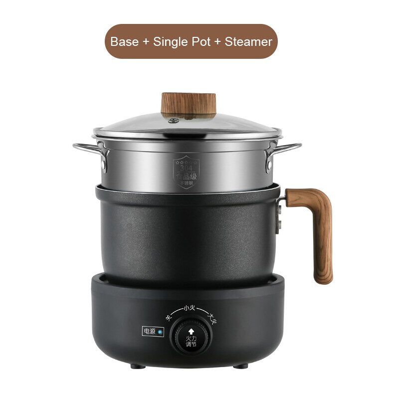 110V/220V Multifunction Cooker Household kitchen 1-2 People frying pan steamer Hot Pot  Non-stick Pan Smart Electric Rice Cooker