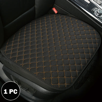 Big Size Linen Flax Car Seat Cover Protector Front Seat Backrest Cushion Pad Mat Auto Front Interior Styling Truck SUV or Van