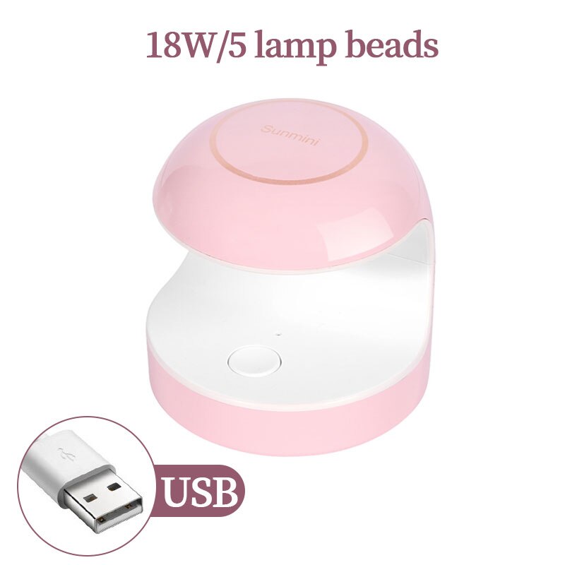 LULAA USB 18 UV Lights Drying Lamp For Curing Gel LED Nail Phototherapy Machine Professional Manicure Tool Salon Equipment