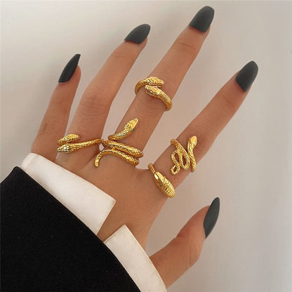 Hip Hop Cross Ring On Finger Chains Adjustable Jewelry Rings for Men Women Gothic anillos Aesthetic Rings 2023 Trend Accessories