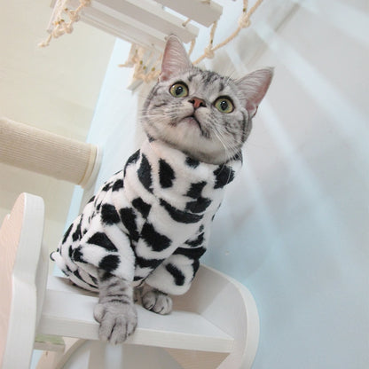 2022 New Hairless Cat Sweater Winter Fashion Thickening Warm Sphynx Clothes Home Comfortable Winter Dog Clothes for Small Dogs