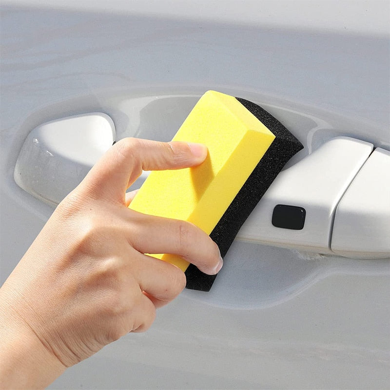 1/2Pcs Car Wheel Cleaning Sponge Tire Wash Wiper Water Suction Sponge Pad Wax Polishing Tyre Brushes Tools Car Wash Accessories