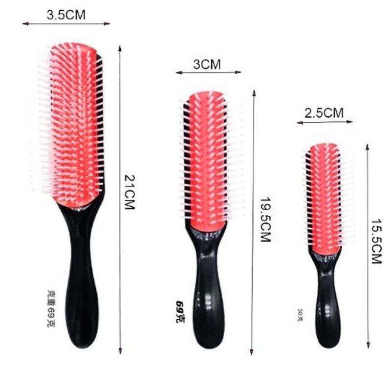 Hair Brush Rat 9 Massage  Women Men  Straight Curl  Dry And Wet Professional Hairdressing Equipment Barber Tools For Salon