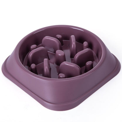 Pet Dog Slow Feeder Bowl Non Slip Puzzle Bowl Anti-Gulping Pet Slower Food Feeding Dishes Dog Bowl for Medium Small Dogs Puppy