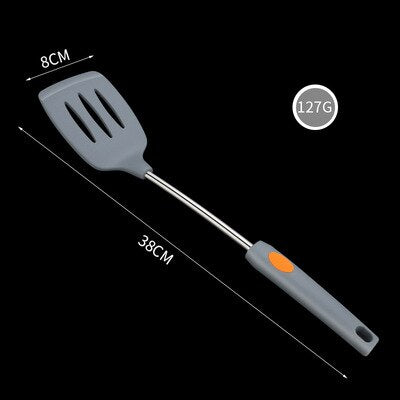 Special silicone kitchen utensils for non stick pans, heat-resistant frying vegetables, frying shovels, soup spoons, leaking