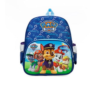 2021 New Paw Patrols Toy Cartoon School Backpack Cartoon Lighten Kindergarten Bag Chase Skye Marshall Figure Print for Kids 2-8Y