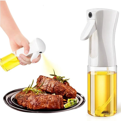200ml Oil Spray Bottle Cooking Olive Oil Sprayer Kitchen Air Fryer BBQ Baking Oil Spray Empty Bottle Home Kitchen Cooking Tool