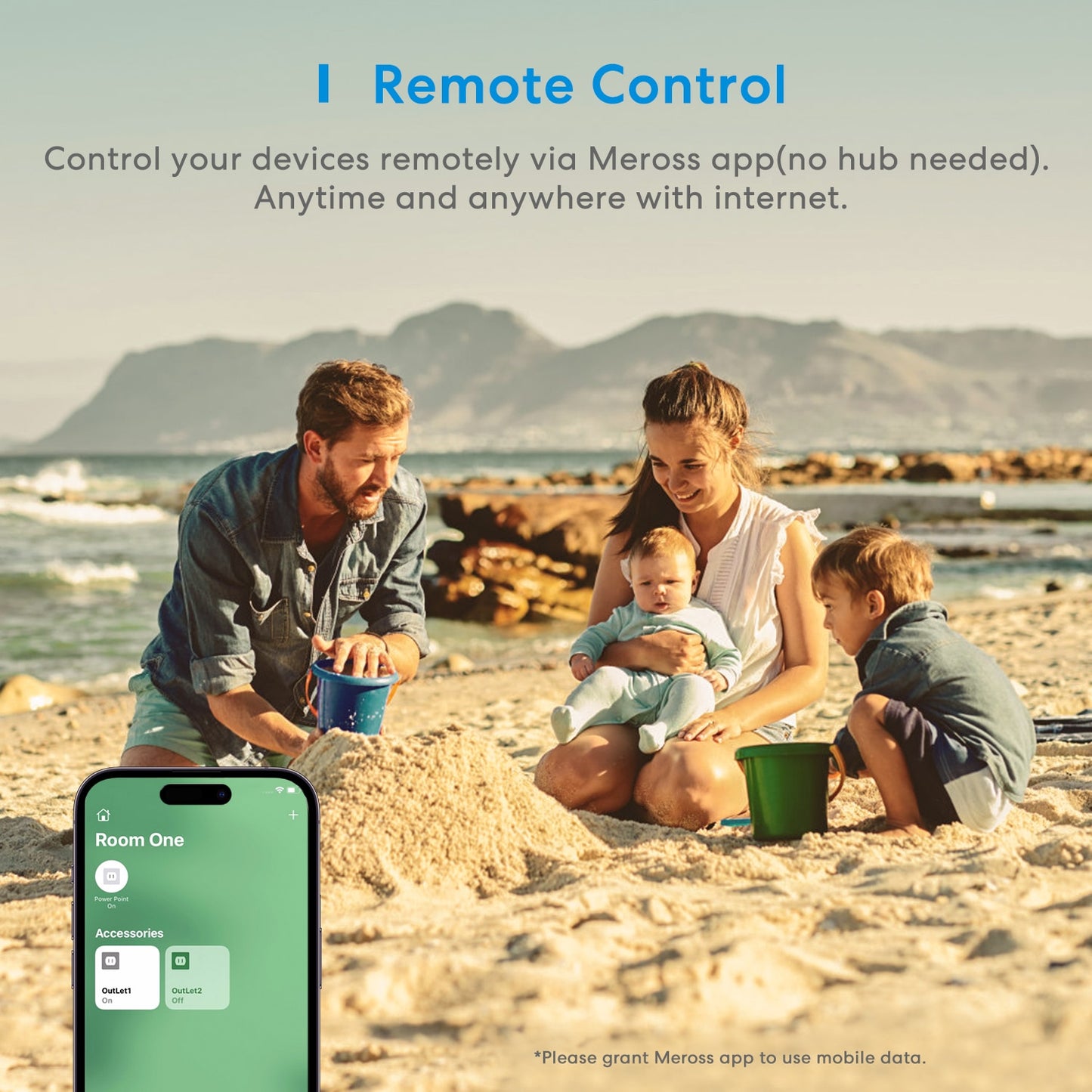 Meross HomeKit 2 In 1 WiFi Smart Plug Dual Outlet EU Smart Socket Remote Voice Control Support Alexa Google Home SmartThings
