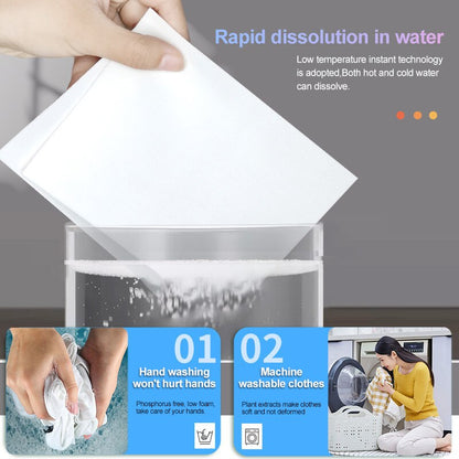 Concentrated Laundry Tablets Strong Decontamination Washing Powder Laundry Soap Cleaning Clothes Supplies Detergent Softener