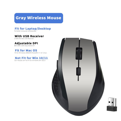 2.4Ghz Wireless Mouse Gamer for Computer PC Gaming Mouse With USB Receiver Laptop Accessories for Windows Win 7/2000/XP/Vista