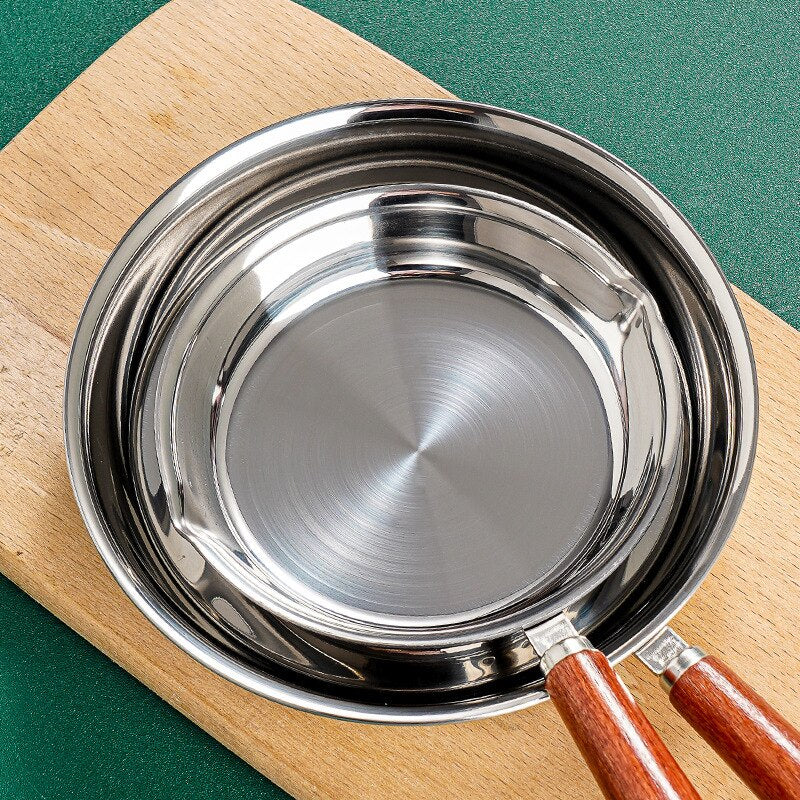 316 stainless steel pan mini frying pan small domestic hot oil pan creative breakfast artifact omelet pan