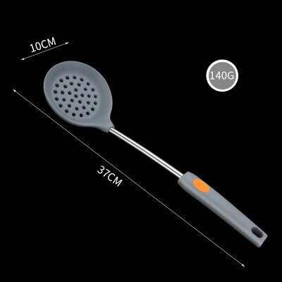 Special silicone kitchen utensils for non stick pans, heat-resistant frying vegetables, frying shovels, soup spoons, leaking