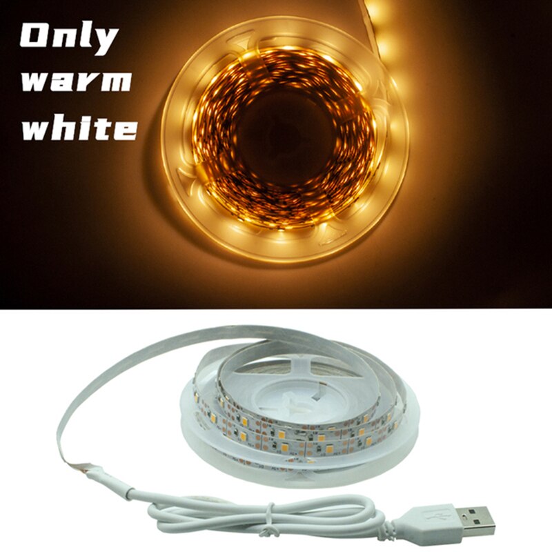 LED Strip Light Flexible Lamp 1M 2M 3M 4M 5M Tape Diode SMD 2835 DC5V Desk Screen TV Background Lighting USB Cable 3 Key Control