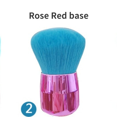 Popular Mushroom Nail Brush Round Small Flower Paint Gel Dust Cleaning Brushes Make Up Brush Nail Art Manicure Tools