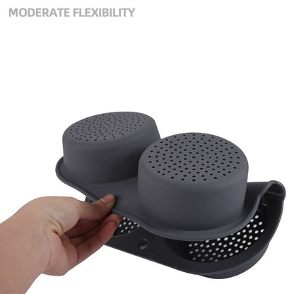 Hamburger Buns Baking Tray Silicone Bakeware Hamburg Mold Oven AirFryer Baking Tool Baking Dish Bread Baking Pan