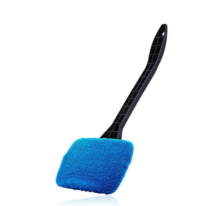 Car Window Cleaner Brush Kit Windshield Cleaning Wash Tool Inside Interior Auto Glass Wiper With Long Handle Car Accessories