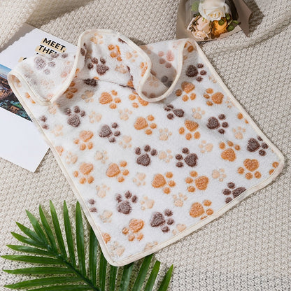 Warm Soft Pet Dog Blanket Mat Plush Thin Pet Sleeping Blanket for Dogs Cats Warm Breathable Cat Cover Blanket Pet Supplies