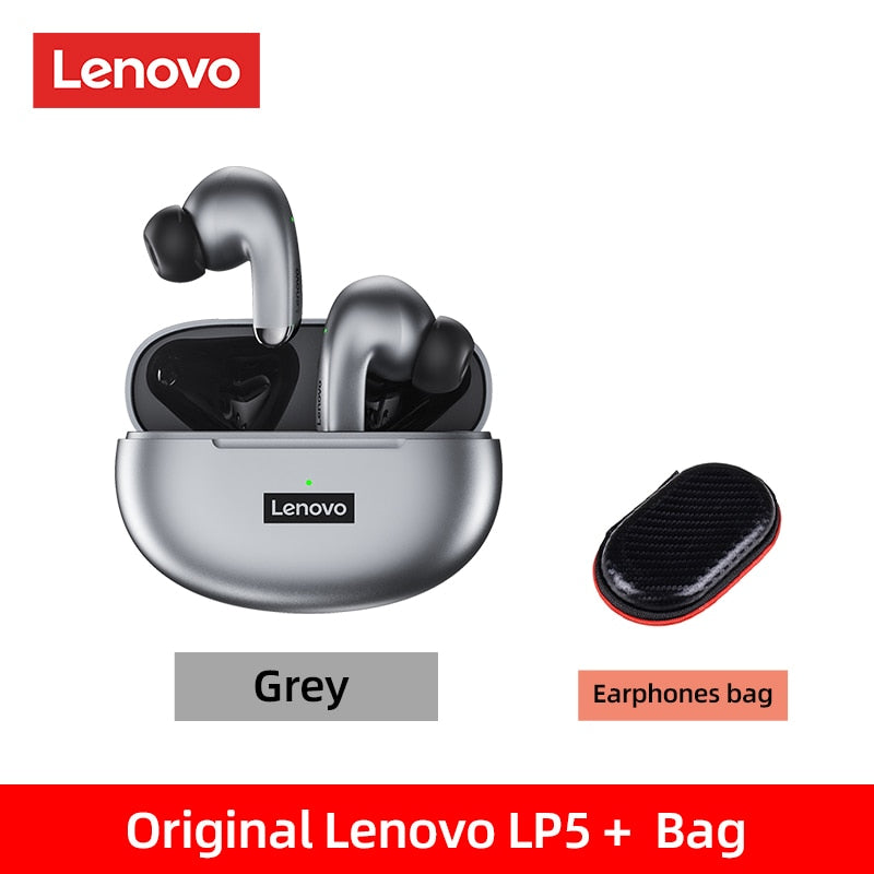 100% Original Lenovo LP5 Wireless Bluetooth Earbuds HiFi Music Earphone With Mic Headphones Sports Waterproof Headset 2022 New