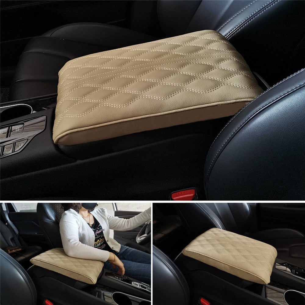 Car Central Armrest Pad Multi-color Auto Center Console Arm Rest Seat Box Mat Cushion Pillow Cover Vehicle Protective Styling