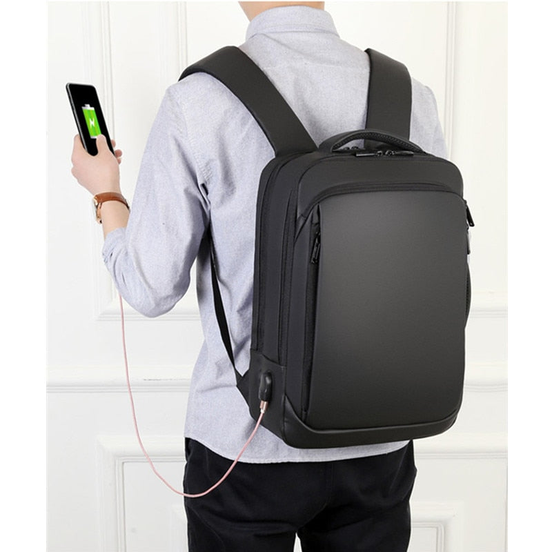 Men 15.6 Inch Laptop Backpack Waterproof USB Charging Male Business Computer Bagpacks Handbag Rucksack Travel Mochila Backpacks