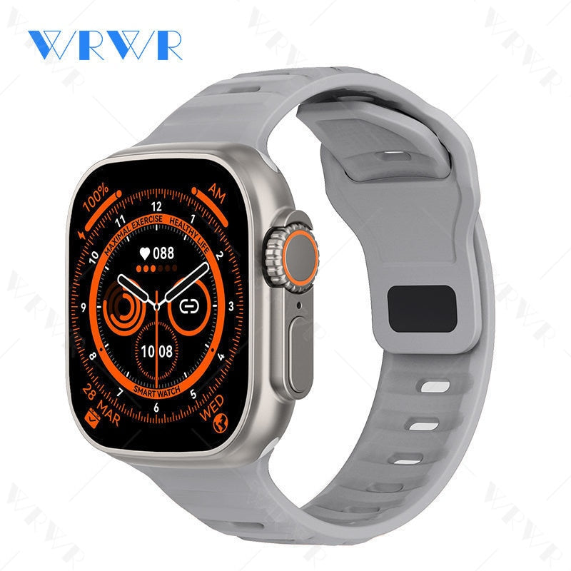 2023 Smart Watch Ultra Series 8 NFC Smartwatch Men Women Bluetooth Calls Wireless Charging Fitness Bracelet 2 Inch HD Screen