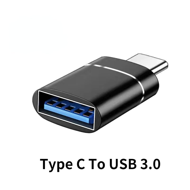 Type C To USB 3.0 OTG Adapter USB C Male To USB Female Converter For Macbook Air Pro Samsung S21 Xiaomi Huawei C Mouse OTG Plug