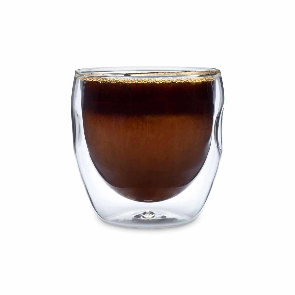 Double Wall 8 Oz Beverage Glasses Wine Glass Cup Free Shipping Drinkware Set of 8 Cocktail Whiskey Drinking Kitchen Dining Bar