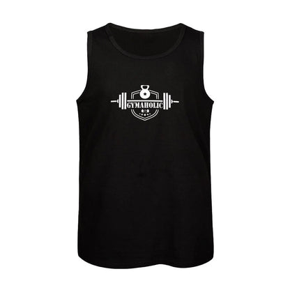 New Gymaholic Tank Top Man gym clothes gym training accessories Men's cotton t-shirt