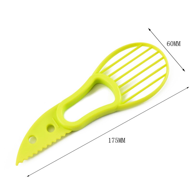 Avocado Knife Avocado Slicer Avocado Peel, Pulp Separation, Core and Fruit Cutter 3-In-1 Portable Kitchen Gadget