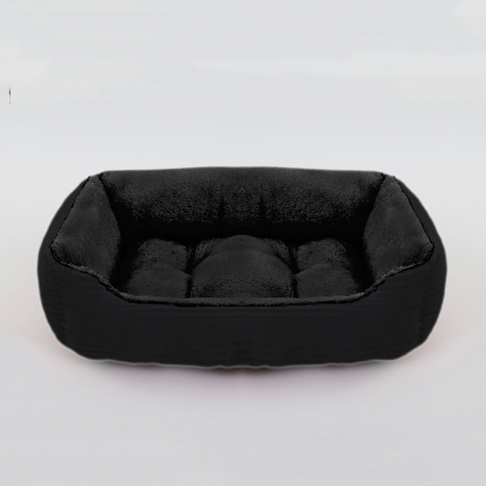 Bed for Dog Cat Pet Square Plush Kennel Medium Small Dog Sofa Bed Cushion Pet Calming Dog Bed House Pet Supplies Accessories