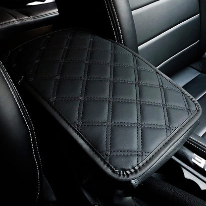 Leather Car Armrest Mat Universal Interior Auto Armrests Storage Box Mats Dust-proof Waterproof Cushion Cover Armrest Protector