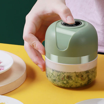 Rechargable Garlic Chopper Paste Machine Meat Grinder Mincer Auxiliary Food Machine Chili Vegetable Crusher Masher Kitchen Tools