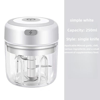 100/250mLmini chopper USB Electric Mincer Electric meat grinderchopper USB ChargingBlenders crusher Food processor