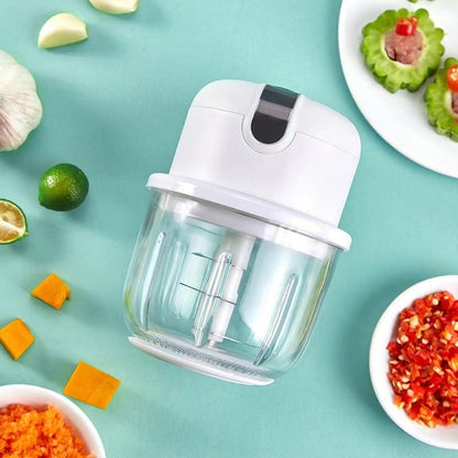 Automatic Food Crusher Mini Chopper Garlic Crusher Meat Grinder Baby Food Supplement Grinder crusher food processor Cooking
