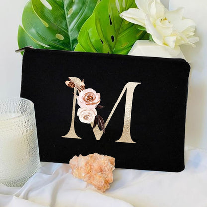 Women Cosmetic Bag Bridesmaid MakeUp Case Beauty Toiletries Travel Organizer Wash Storage Pouch Wedding Party Bride Pencil Case