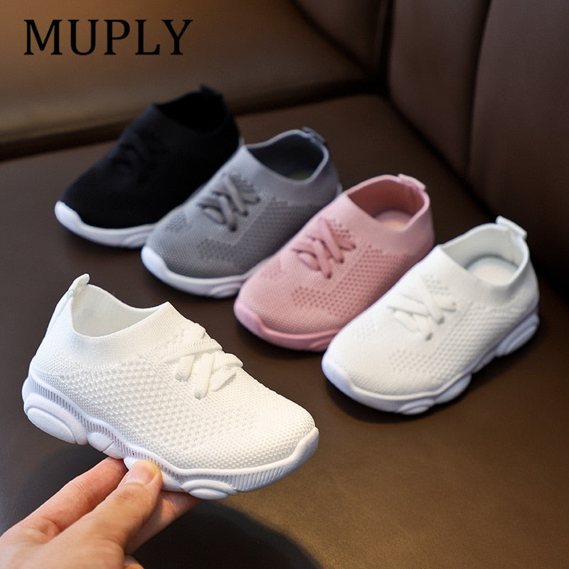 Kids Shoes Anti-slip Soft Rubber Bottom Baby Sneaker Casual Flat Sneakers Shoes Children size Kid Girls Boys Sports Shoes