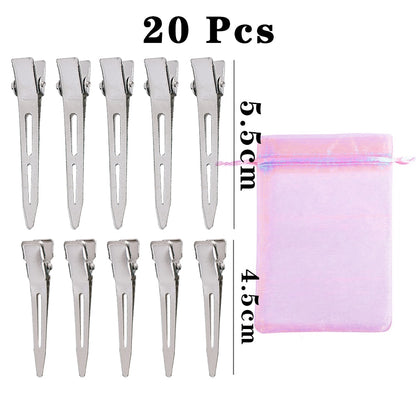 10/20 Pcs Professional Ladies Salon Fixed Hair Pin Curl Hairclip Makeup No Crease Hair Clip Hairdressing Styling Tool with Bag