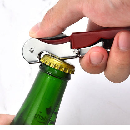 Multifunctional Wine Bottle Opener Seahorse  Stainless Steel  Beer Corkscrew Knife Kitchen Gadget Bar Accessories