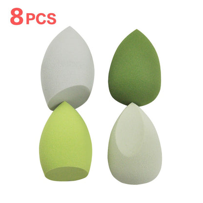 4pcs Makeup Sponge Powder Puff Dry and Wet Combined Beauty Cosmetic Ball Foundation Powder Puff Bevel Cut Make Up Sponge Tools